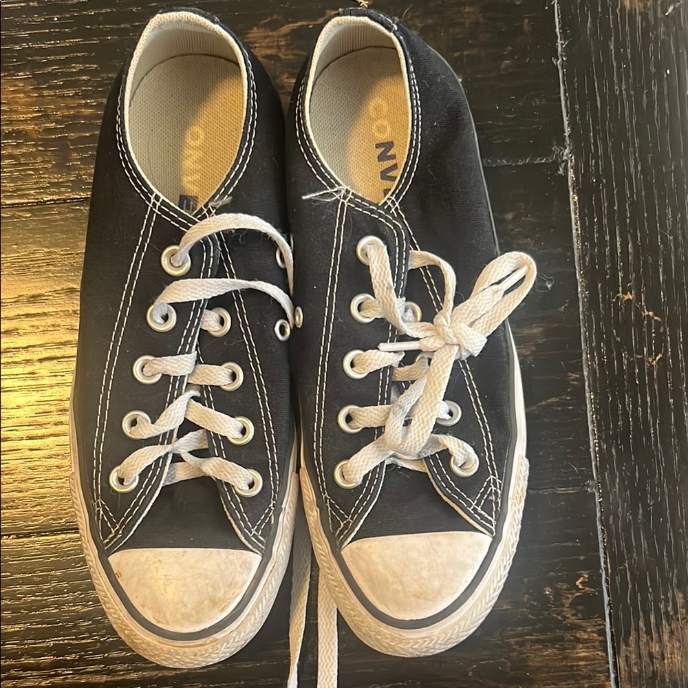 Converse Black and White Sneakers Classic Canvas Design